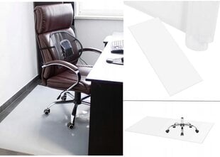 Apsauginis paviršių kilimėlis, 1 mm, 140x100 cm, baltas kaina ir informacija | Biuro kėdės | pigu.lt