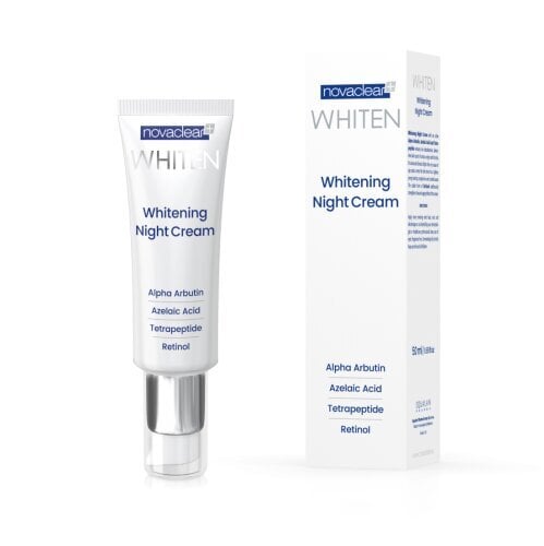 Naktinis veido kremas Novaclear Whiten, 50 ml цена и информация | Veido kremai | pigu.lt