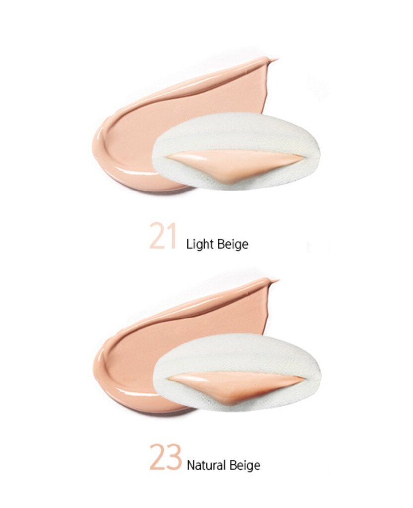 Makiažo pagrindas su papildymu Heimish Artless Perfect Cushion SPF50+ PA+++, Nr. 23 natural beige, 2X13 g kaina ir informacija | Makiažo pagrindai, pudros | pigu.lt