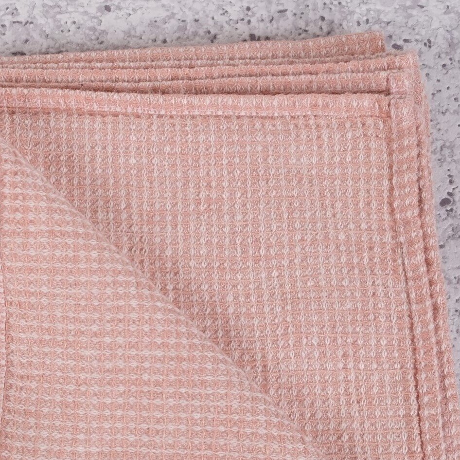 Šviesiai rožinės spalvos lininiai rankšluosčiai, 4 vnt., 45x35 cm. kaina ir informacija | Rankšluosčiai | pigu.lt