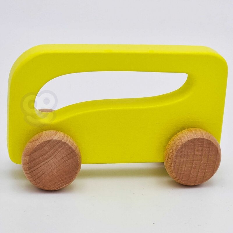Medinis stumdomas autobusas Tooky Toy kaina ir informacija | Žaislai kūdikiams | pigu.lt