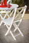 Sulankstoma sodo kėdė "Picnic" Balta, Folkland Home kaina ir informacija | Lauko kėdės, foteliai, pufai | pigu.lt