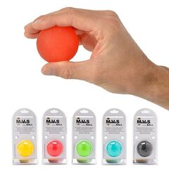 Mankštos kamuoliukas Moves Squeeze Ball 50 mm raudonas kaina ir informacija | Espanderiai | pigu.lt