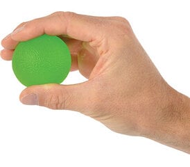 Mankštos kamuoliukas Moves Squeeze Ball 50 mm žalias kaina ir informacija | Espanderiai | pigu.lt