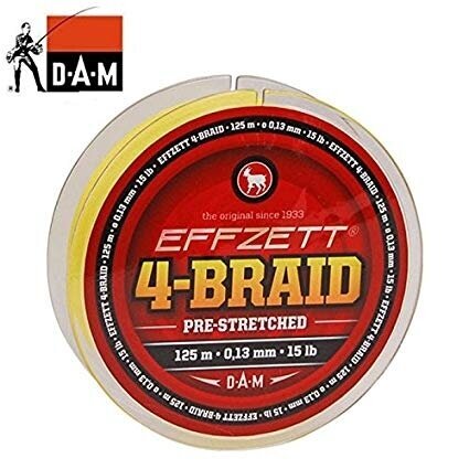 Pintas valas Dam Effzett 4-Braid 125m kaina ir informacija | Valai | pigu.lt