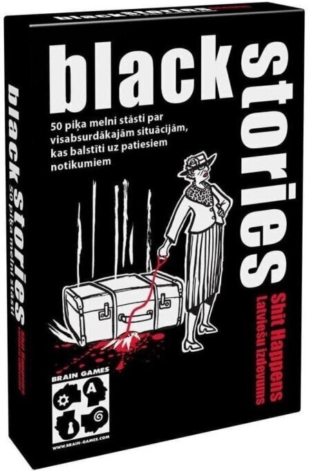 Stalo žaidimas Brain Games Black Stories, EE kaina ir informacija | Stalo žaidimai, galvosūkiai | pigu.lt