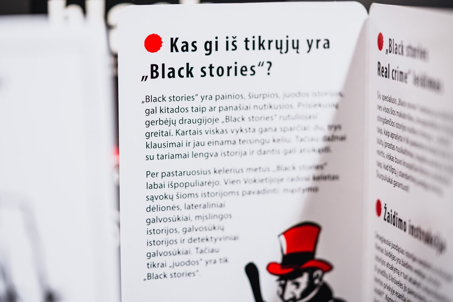 Stalo žaidimas Brain Games Black Stories Real Crime. Tikri nusikaltimai!, LT kaina ir informacija | Stalo žaidimai, galvosūkiai | pigu.lt