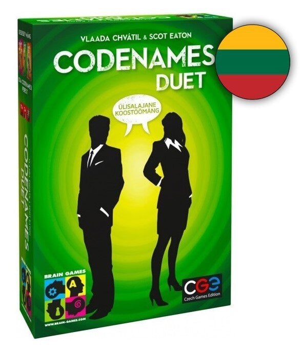 Stalo žaidimas Brain Games Codenames Duet, LT цена и информация | Stalo žaidimai, galvosūkiai | pigu.lt