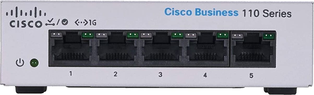Komutatorius Cisco CBS110-5T-D-EU kaina ir informacija | Komutatoriai (Switch) | pigu.lt