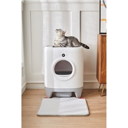 PETKIT Pura X savaime išsivalanti kačių kraiko dėžutė, balta kaina ir informacija | Kačių tualetai | pigu.lt