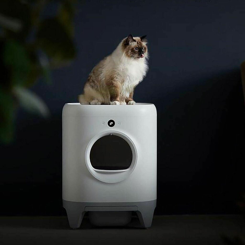 PETKIT Pura X savaime išsivalanti kačių kraiko dėžutė, balta kaina ir informacija | Kačių tualetai | pigu.lt