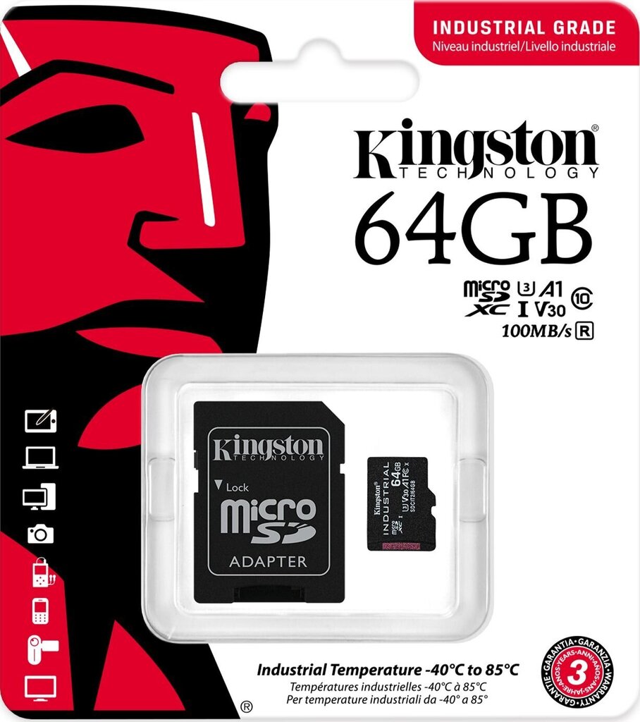 Kingston SDCIT2 64GB kaina ir informacija | Atminties kortelės fotoaparatams, kameroms | pigu.lt