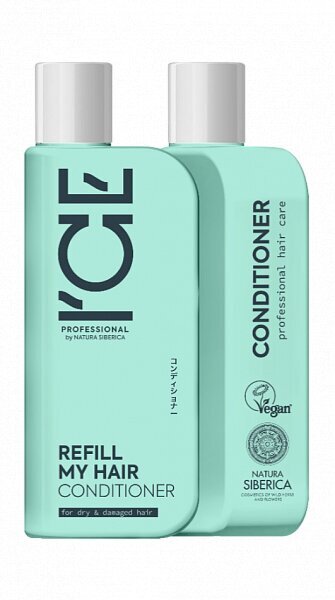 Atstatantis kondicionierius plaukams Ice by Natura Siberica Refill My Hair, 250 ml цена и информация | Balzamai, kondicionieriai | pigu.lt