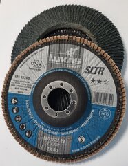 Žiedlapinis metalo šlifavimo diskas SLTR d125 ZK80 kaina ir informacija | Lukas Santechnika, remontas, šildymas | pigu.lt