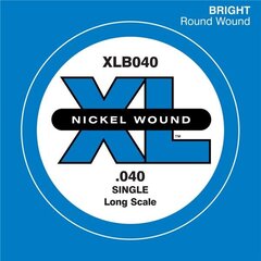 Басовая струна D'Addario XLB040 цена и информация | Принадлежности для музыкальных инструментов | pigu.lt