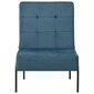 Poilsio kėdė, 65x79x87cm, mėlynos spalvos kaina ir informacija | Svetainės foteliai | pigu.lt