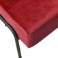 Poilsio kėdė, 65x79x87cm, raudonojo vyno spalvos kaina ir informacija | Svetainės foteliai | pigu.lt
