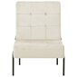 Poilsio kėdė, 65x79x87cm, balta цена и информация | Svetainės foteliai | pigu.lt