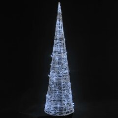 Akrilinė LED dekoracija piramidė, 90 cm kaina ir informacija | Kalėdinės dekoracijos | pigu.lt