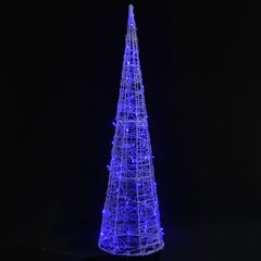 Akrilinė LED dekoracija piramidė, 90 cm kaina ir informacija | Kalėdinės dekoracijos | pigu.lt