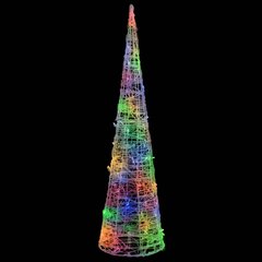 Akrilinė LED dekoracija piramidė, 90 cm цена и информация | Рождественские украшения | pigu.lt