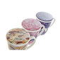 DKD Home Decor puodeliai su arbatos filtrais, 380 ml, 3 vnt. kaina ir informacija | Taurės, puodeliai, ąsočiai | pigu.lt
