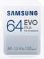 Samsung SDXC 64GB kaina ir informacija | Atminties kortelės telefonams | pigu.lt