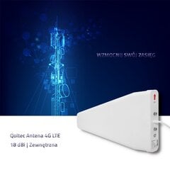 Антенна Qoltec 57021 4G LTE | 18 дБи | Открытый цена и информация | ТВ-антенны и аксессуары к ним | pigu.lt