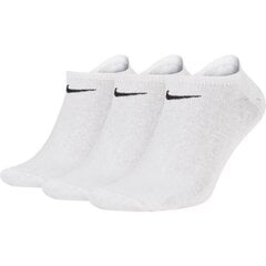 Nike спортивные носки Cotton Value 3pak SX2554-101, 44763, белые цена и информация | Женские носки | pigu.lt