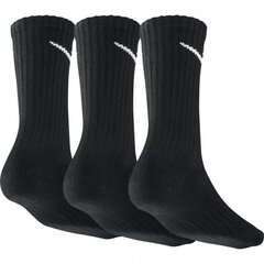 Kojinės sportui Nike Value Cotton 3pak SX4508-001, 42972 kaina ir informacija | Vyriškos kojinės | pigu.lt