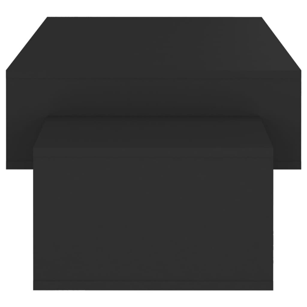 Kavos staliukas, 105x55x32 cm, juodas kaina ir informacija | Kavos staliukai | pigu.lt