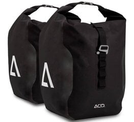 Dviračio bagažinės krepšiai ACID Travlr Pro, juodi kaina ir informacija | Krepšiai, telefonų laikikliai | pigu.lt