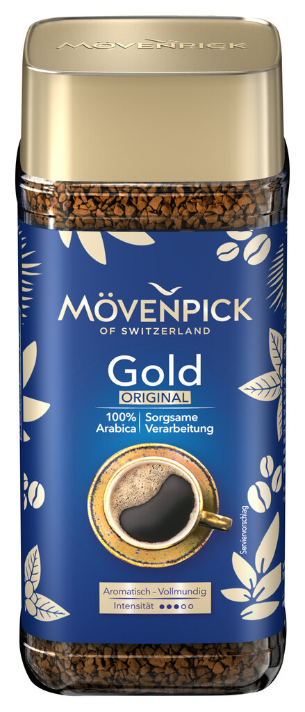 Mövenpick Gold Original 100g, tirpi kava цена и информация | Kava, kakava | pigu.lt