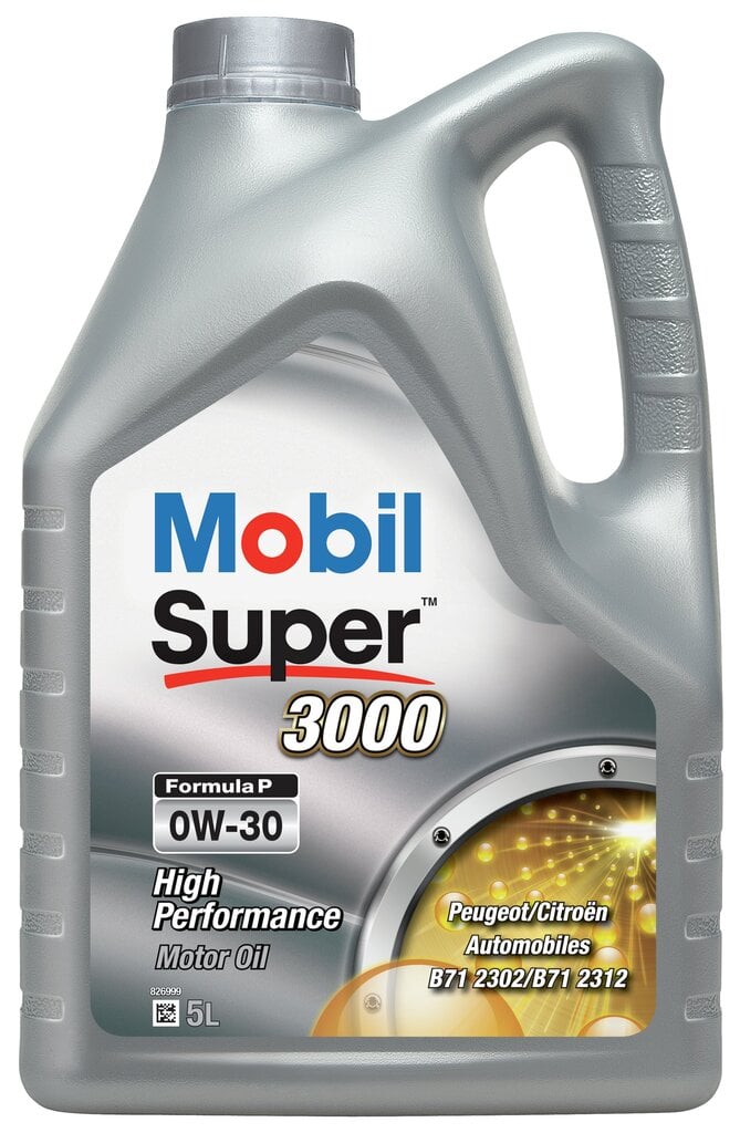 Variklinė alyva Mobil Super 3000 F-P 0W-30, 5L цена и информация | Variklinės alyvos | pigu.lt