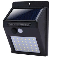 30 LED saulės lempa smd su judesio jutikliu kaina ir informacija | Lauko šviestuvai | pigu.lt
