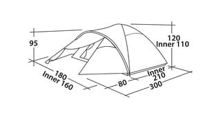 Палатка Easy Camp Quasar 300 цена и информация | Палатки | pigu.lt