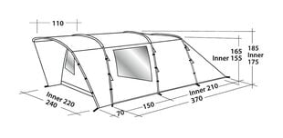 Палатка Easy Camp Palmdale 400 цена и информация | Палатки | pigu.lt