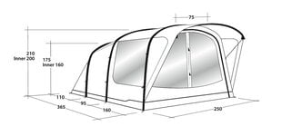 Палатка Outwell Lindale 3PA  цена и информация | Палатки | pigu.lt
