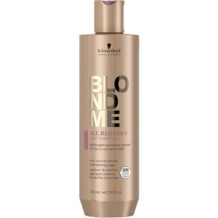 Šampūnas ploniems ir normaliems plaukams SCHWARZKOPF BLONDME ALL BLONDES LIGHT, 300ml цена и информация | Šampūnai | pigu.lt