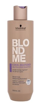 Geltonus plaukus neutralizuojantis šampūnas SCHWARZKOPF BLONDME COOL BLONDES, 300ml kaina ir informacija | Šampūnai | pigu.lt