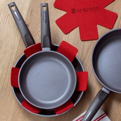 Набор сковородок Ambition Magnat Gray, 8 предметов цена и информация | Cковородки | pigu.lt
