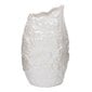 Dekoratyvinė vaza My Home Tropical, balta, 17,4 X 13,4 X 30 cm цена и информация | Vazos | pigu.lt