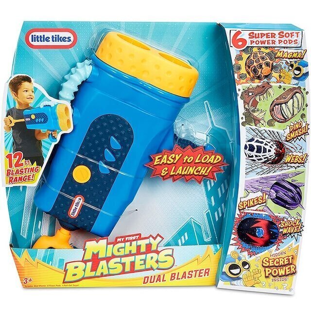 Šautuvas My First Mighty Blasters Dual Blaster kaina ir informacija | Žaislai berniukams | pigu.lt