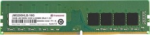 Transcend JM3200HLB-16G цена и информация | Оперативная память (RAM) | pigu.lt