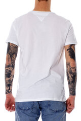 Vyriški marškinėliai Tommy Hilfiger, balti kaina ir informacija | Vyriški marškinėliai | pigu.lt