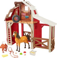 Mattel - Dreamworks Spirit Untamed Swing And Sadle Barn kaina ir informacija | Lavinamieji žaislai | pigu.lt