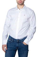 Marškiniai vyrams Tommy Hilfiger, balti kaina ir informacija | Vyriški marškiniai | pigu.lt