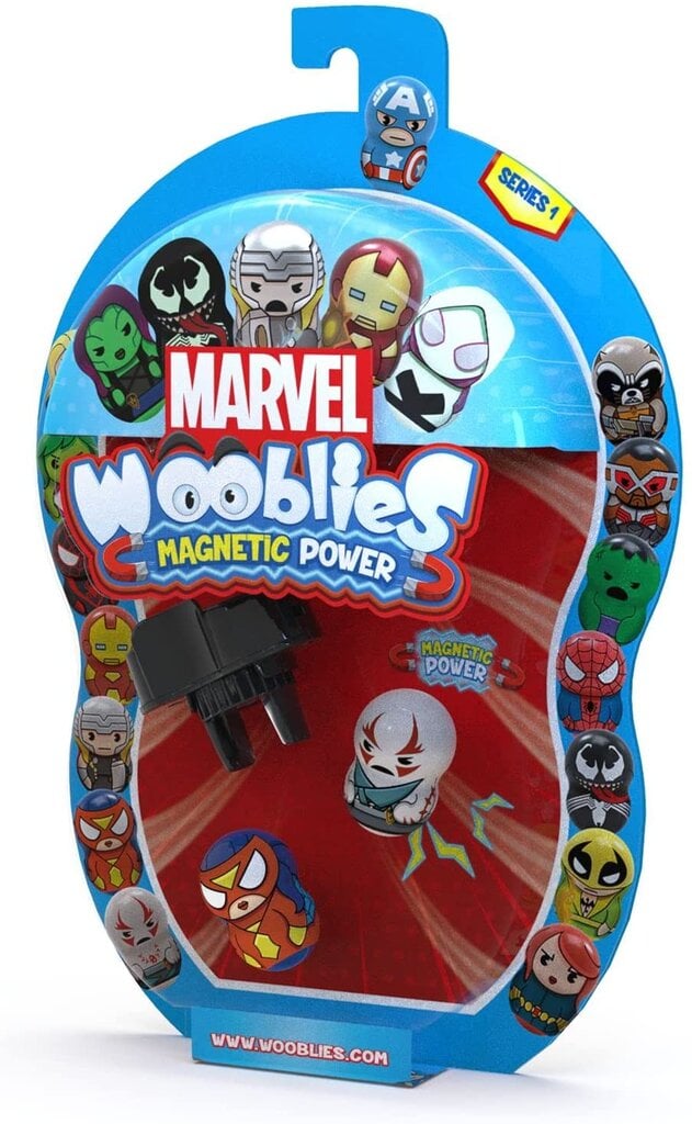 2 figūrėlės su paleidimo įrenginiu TM Toys Marvel Wooblies kaina ir informacija | Žaislai berniukams | pigu.lt