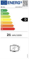 HP 2H5M7E9#ABB цена и информация | Мониторы | pigu.lt