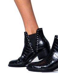 Ботинки женские Steve Madden, черные цена и информация | Женские сапоги | pigu.lt